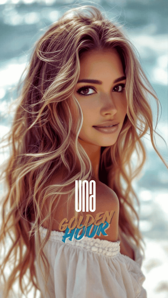 Una Dervish AI umjetnica - Golden Hour